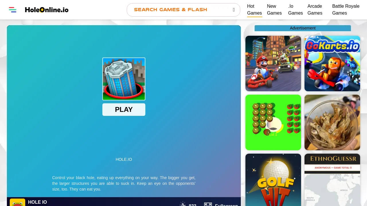 hole io screenshot