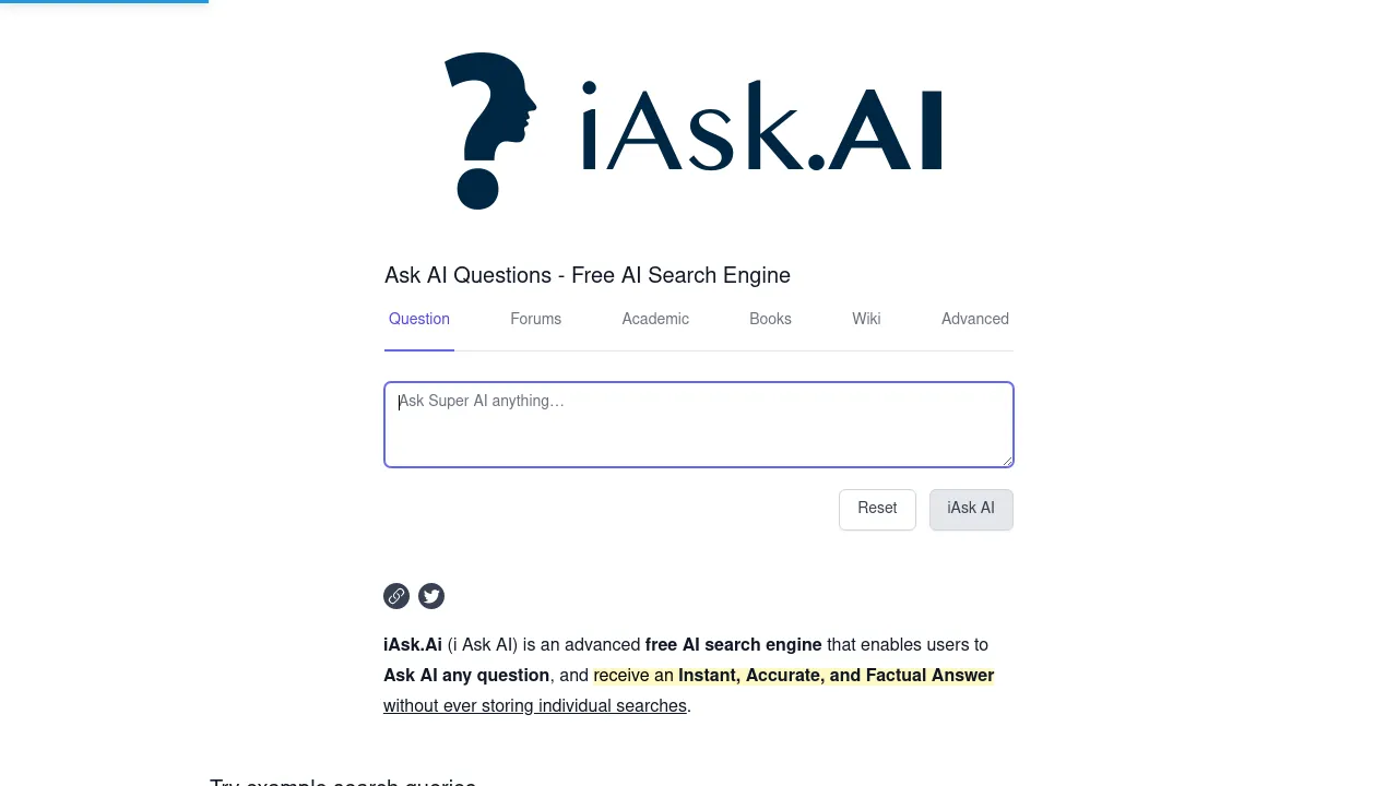 iAsk.AI screenshot