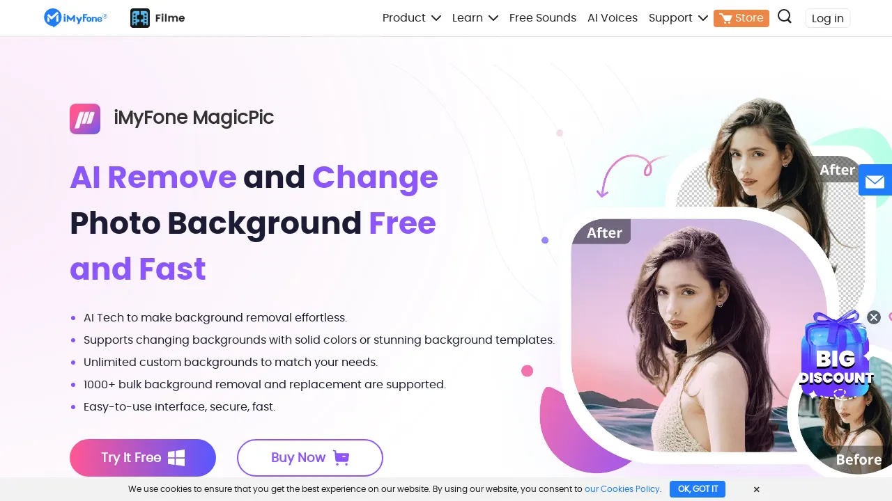 iMyFone MagicPic screenshot