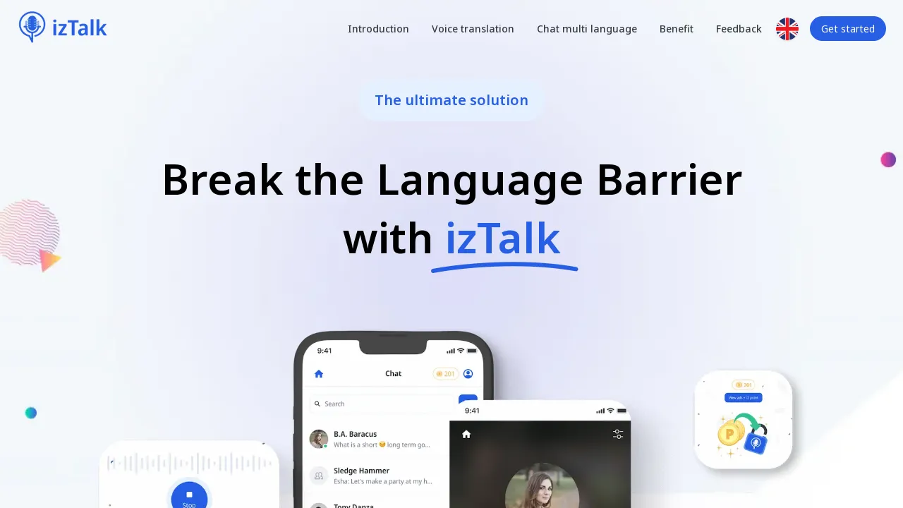 izTalk screenshot