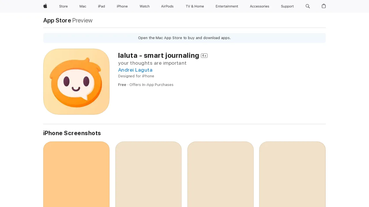 laluta - smart journaling screenshot