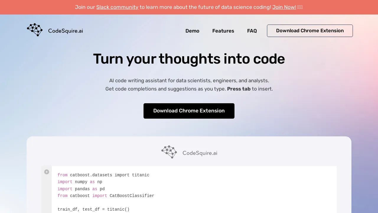 CodeSquire screenshot