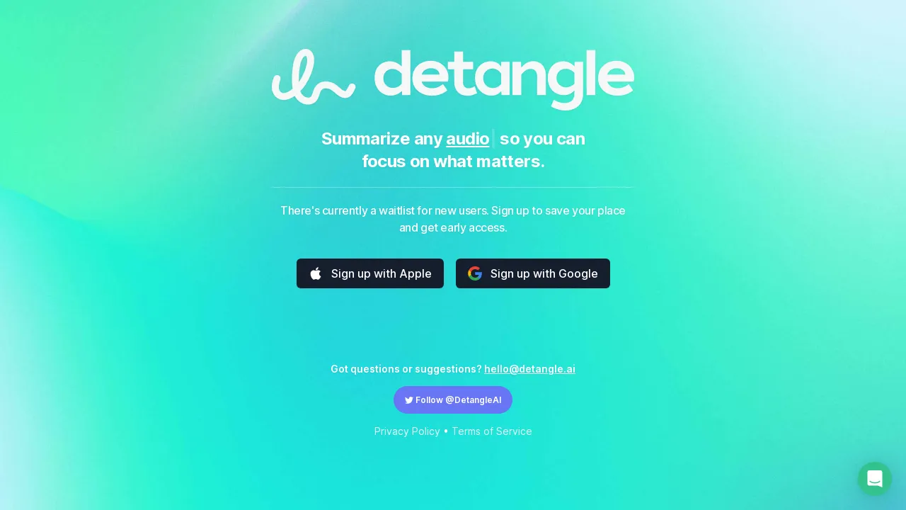 Detangle.Ai screenshot