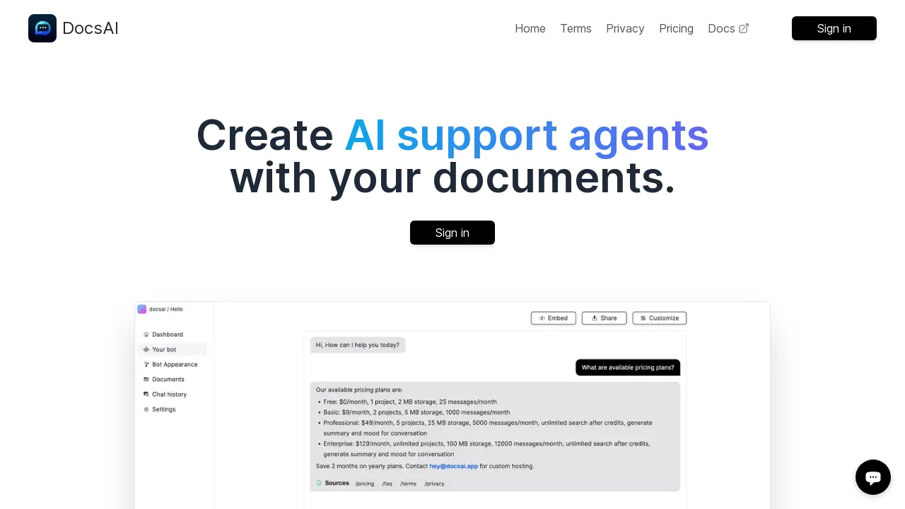 DocsAI - BestofAI