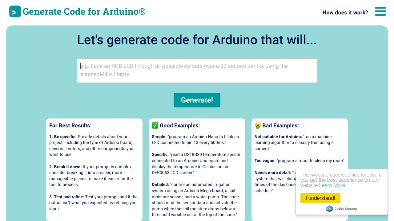 Duino Code Generator - BestofAI