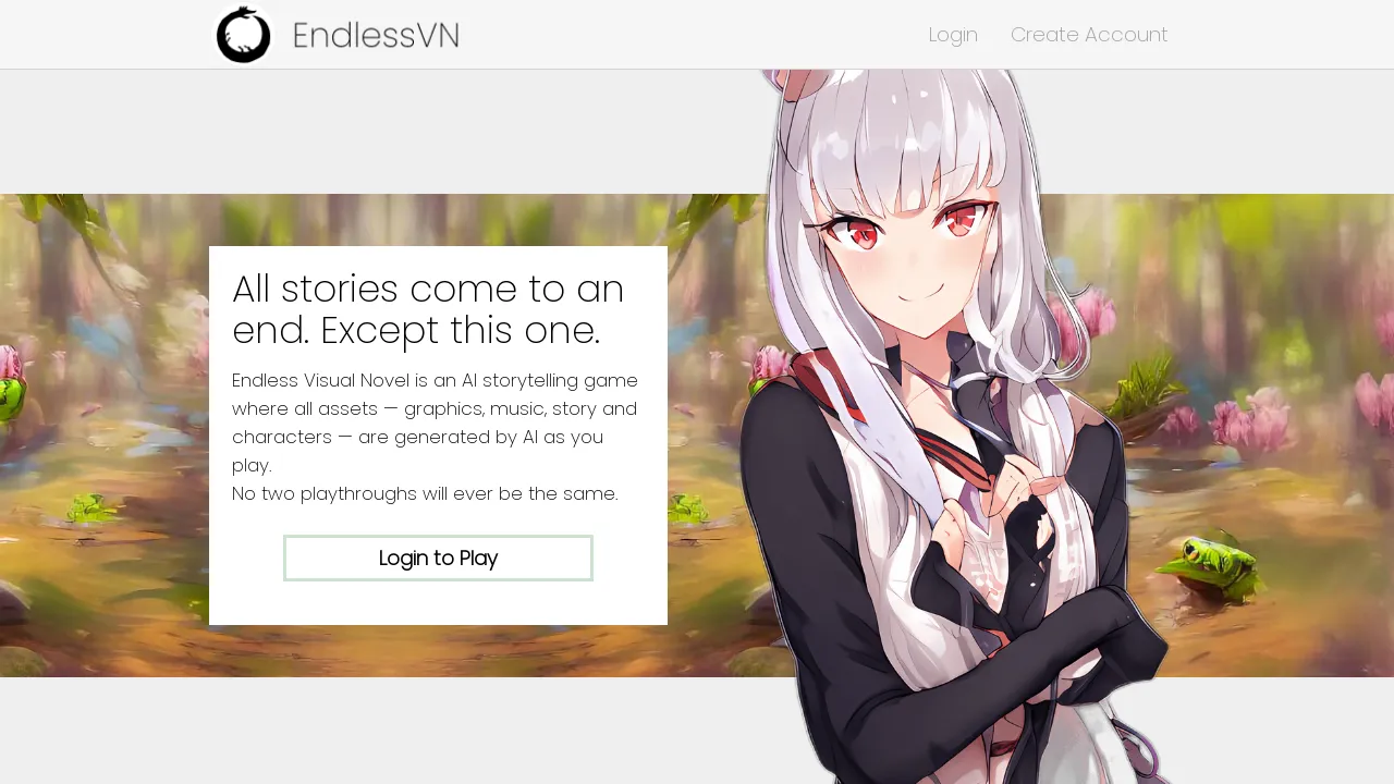 EndlessVN screenshot