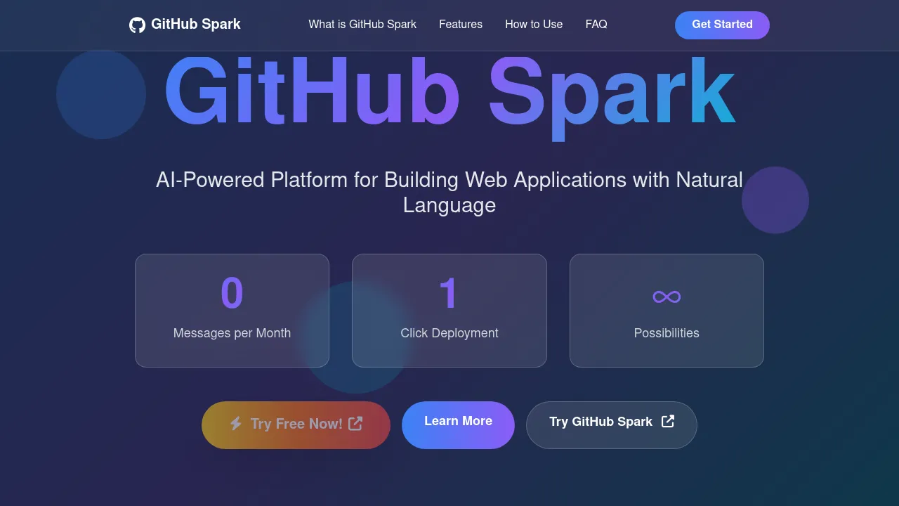 GitHub Spark - AI-Powered App Creation Platform - BestofAI
