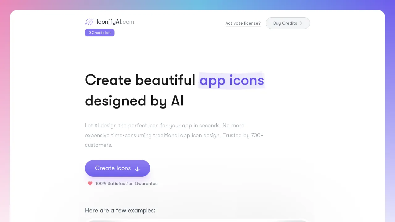 Iconify AI screenshot