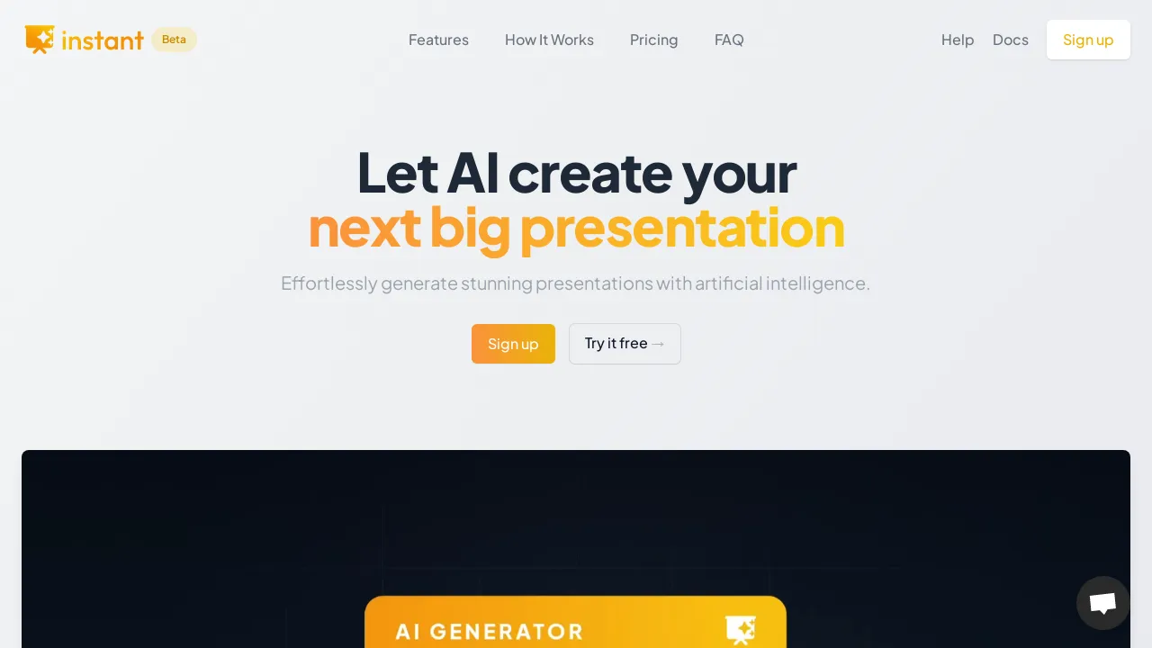 Instant - BestofAI