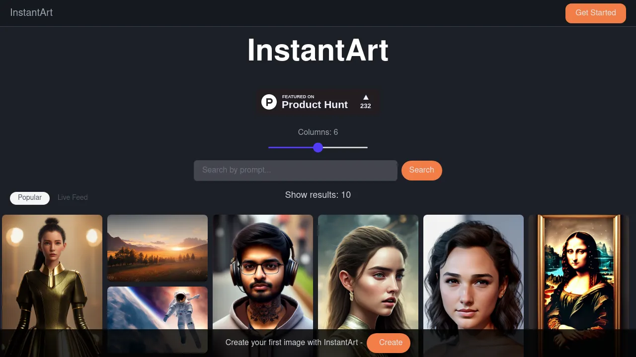 InstantArt.Io screenshot