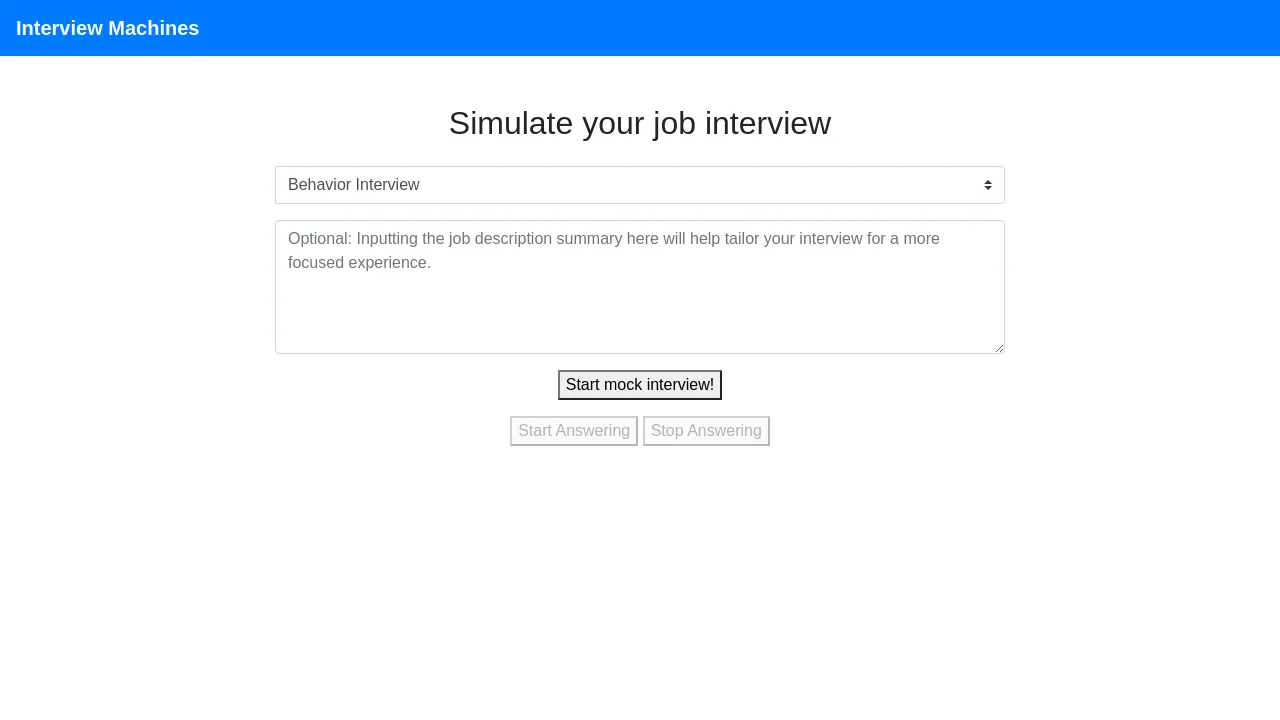 Interview Machines - BestofAI