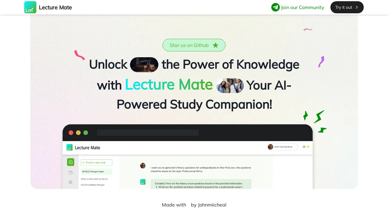 Lecture Mate - BestofAI