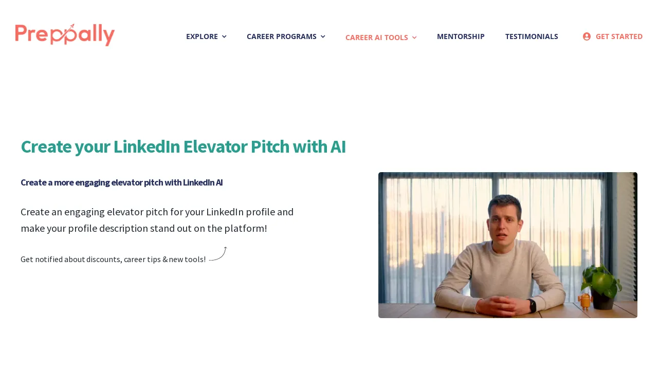 LinkedIn Elevator Pitch AI - BestofAI