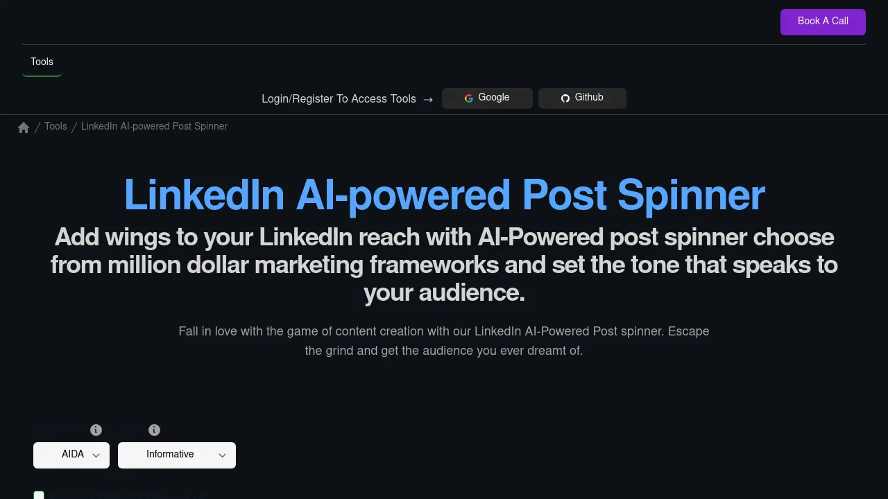 Linkedin Post Spinner - BestofAI