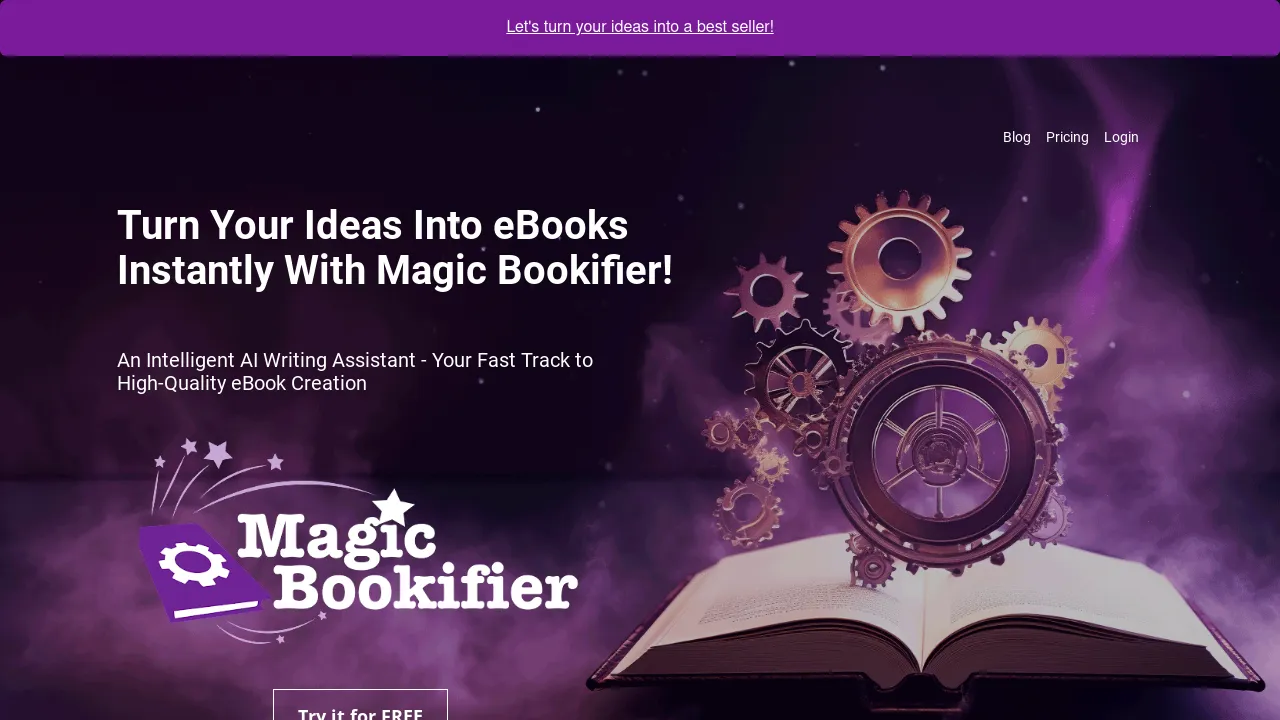 Magic Bookifier - BestofAI