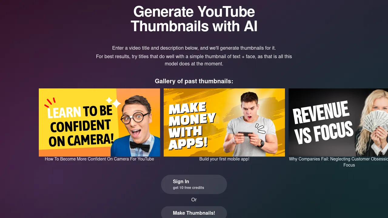 MagicThumbnails screenshot