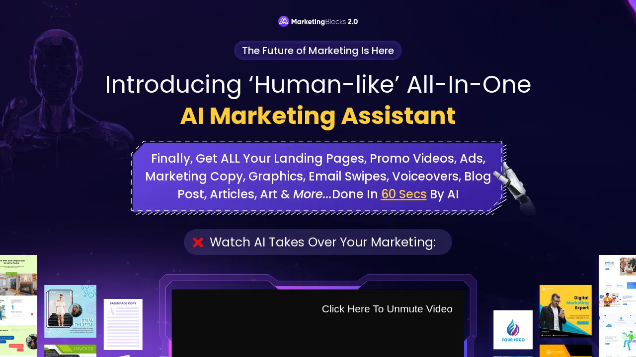 MarketingBlocks AI screenshot