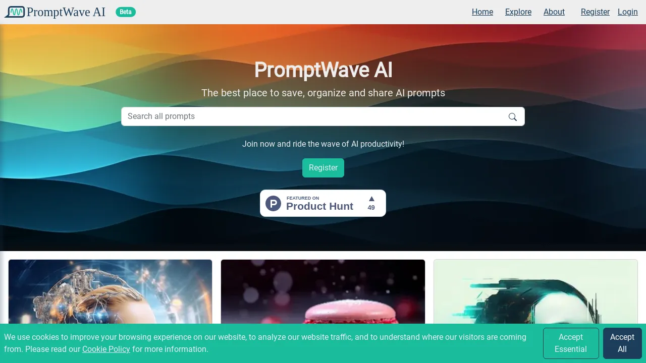 PromptWave AI - for AI Enthusiasts - BestofAI