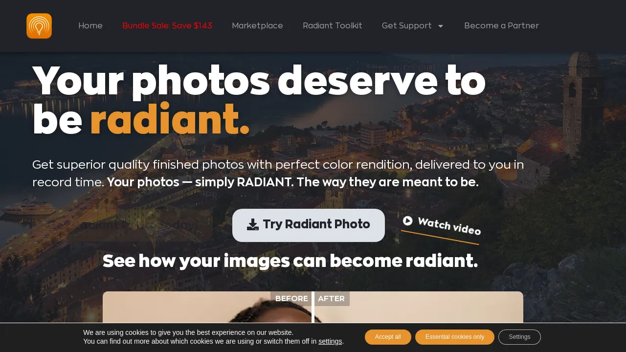 Radiant Photo screenshot