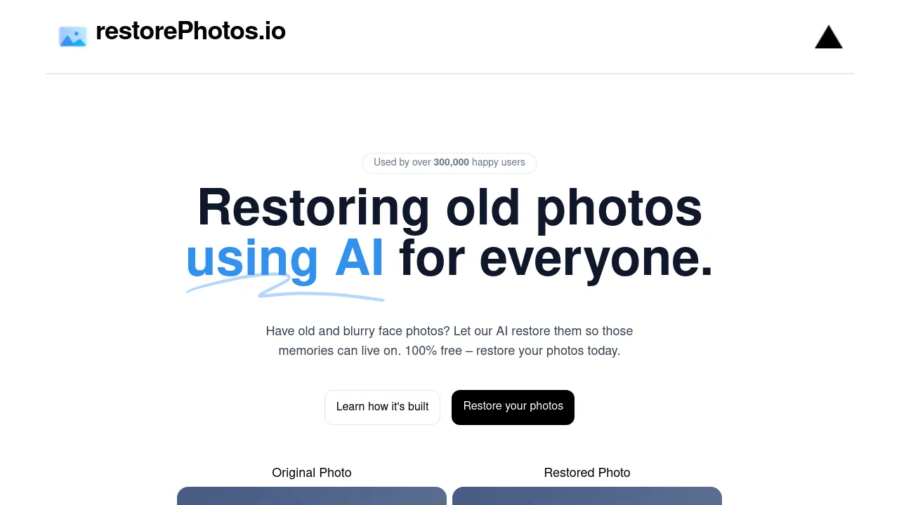 RestorePhotos screenshot