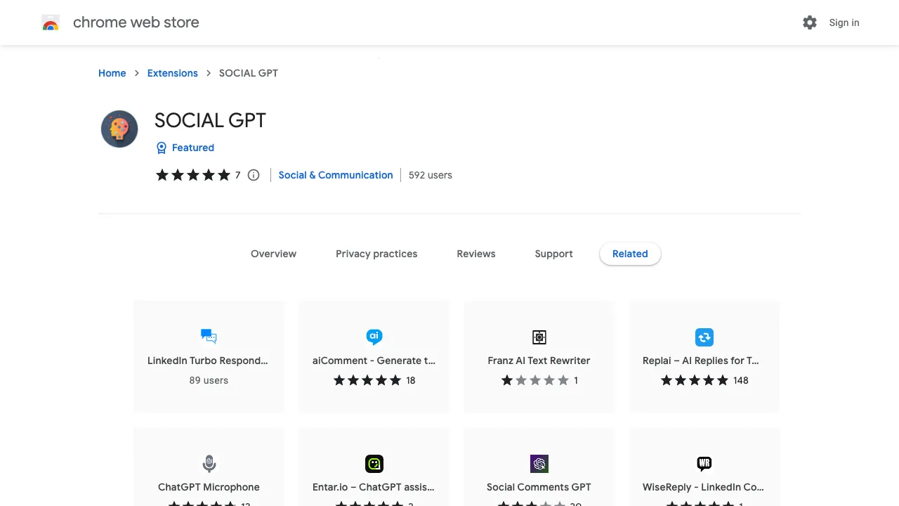 Social GPT - BestofAI
