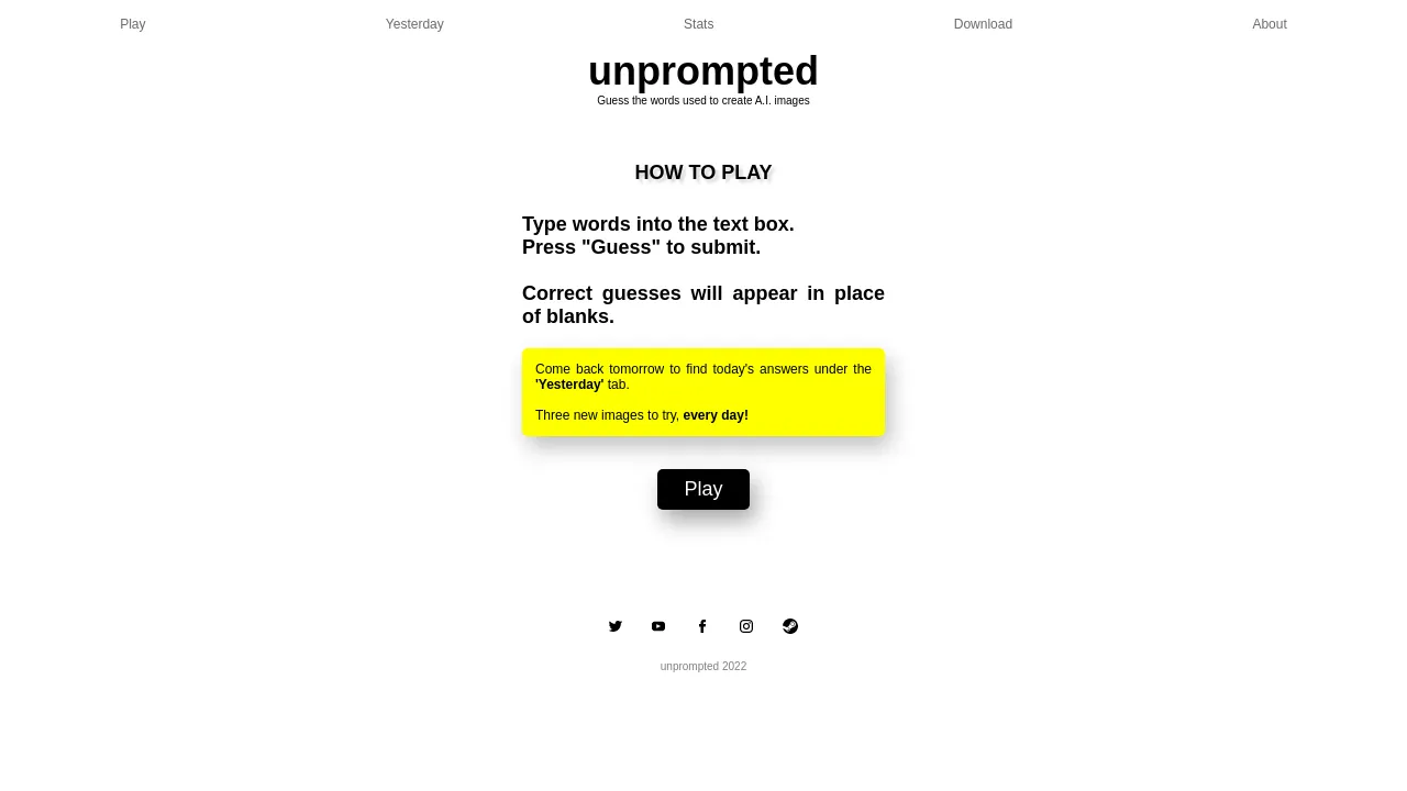 Unpromptedgame - BestofAI