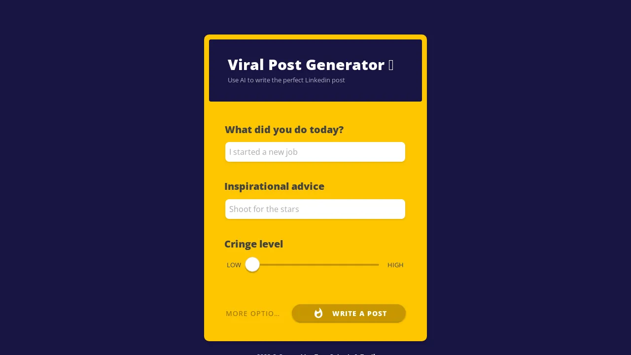 Viral Post Generator screenshot