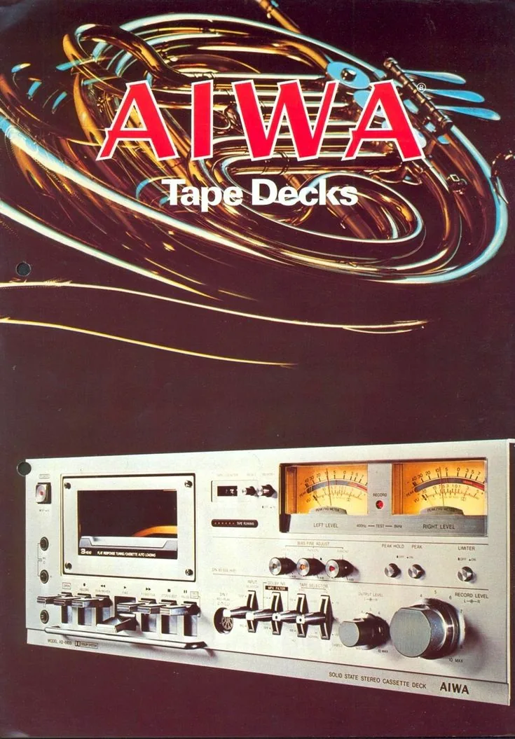 AIWA cassette deck, 1977