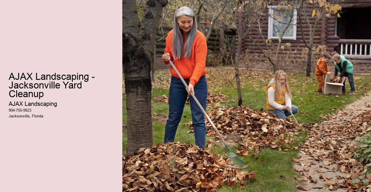 AJAX Landscaping - Jacksonville Yard Cleanup