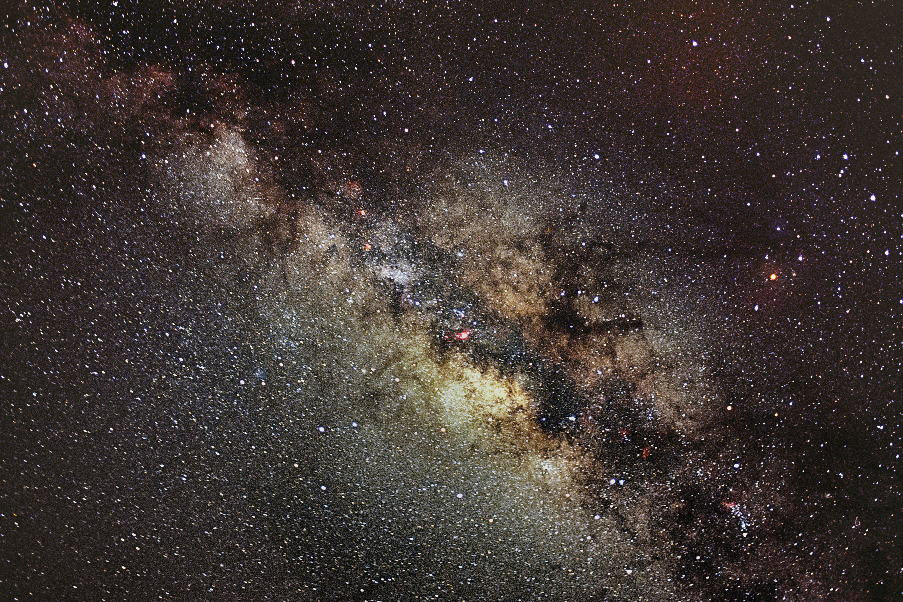 Galactic Core of the Milky Way at 35mm - Kodak Portra 800