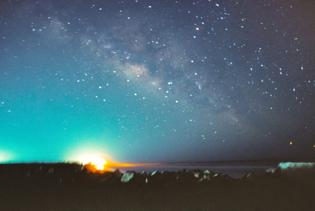 ¿Es posible fotografiar la vía láctea en film?