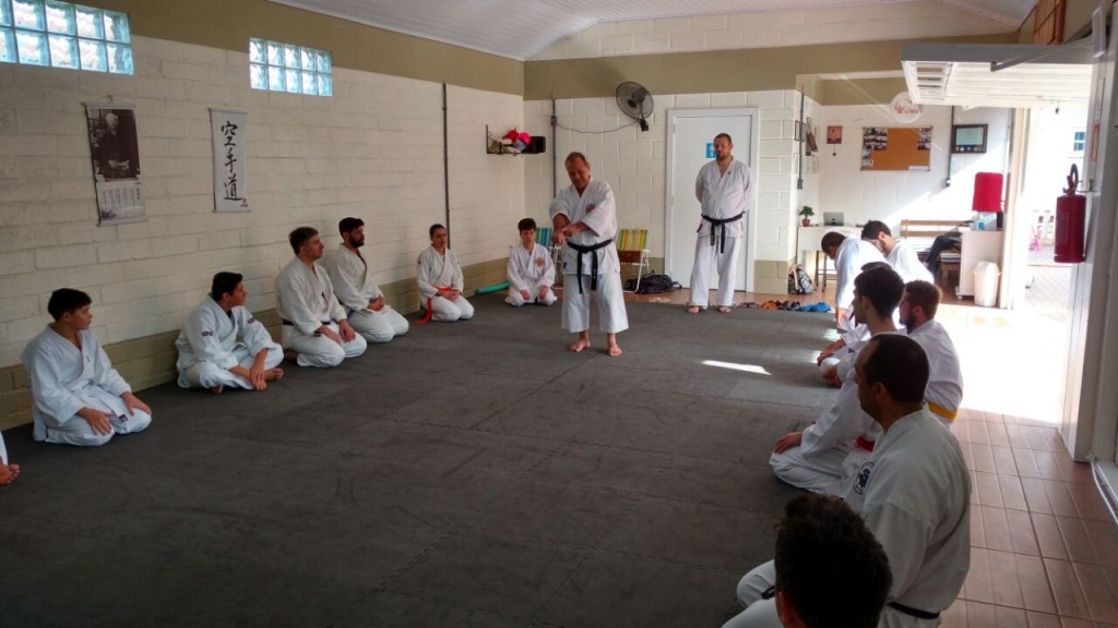 Visita dos alunos de Jorge Matos sensei