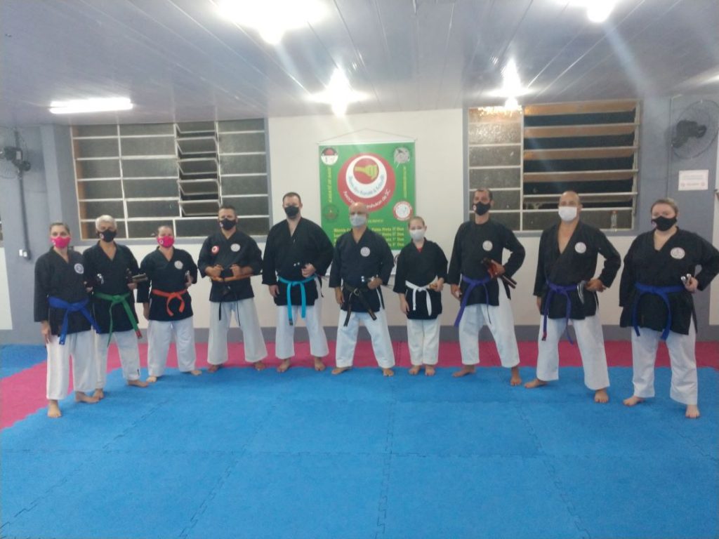 Uma excelente acolhida no dojo da Shinshukan SC!