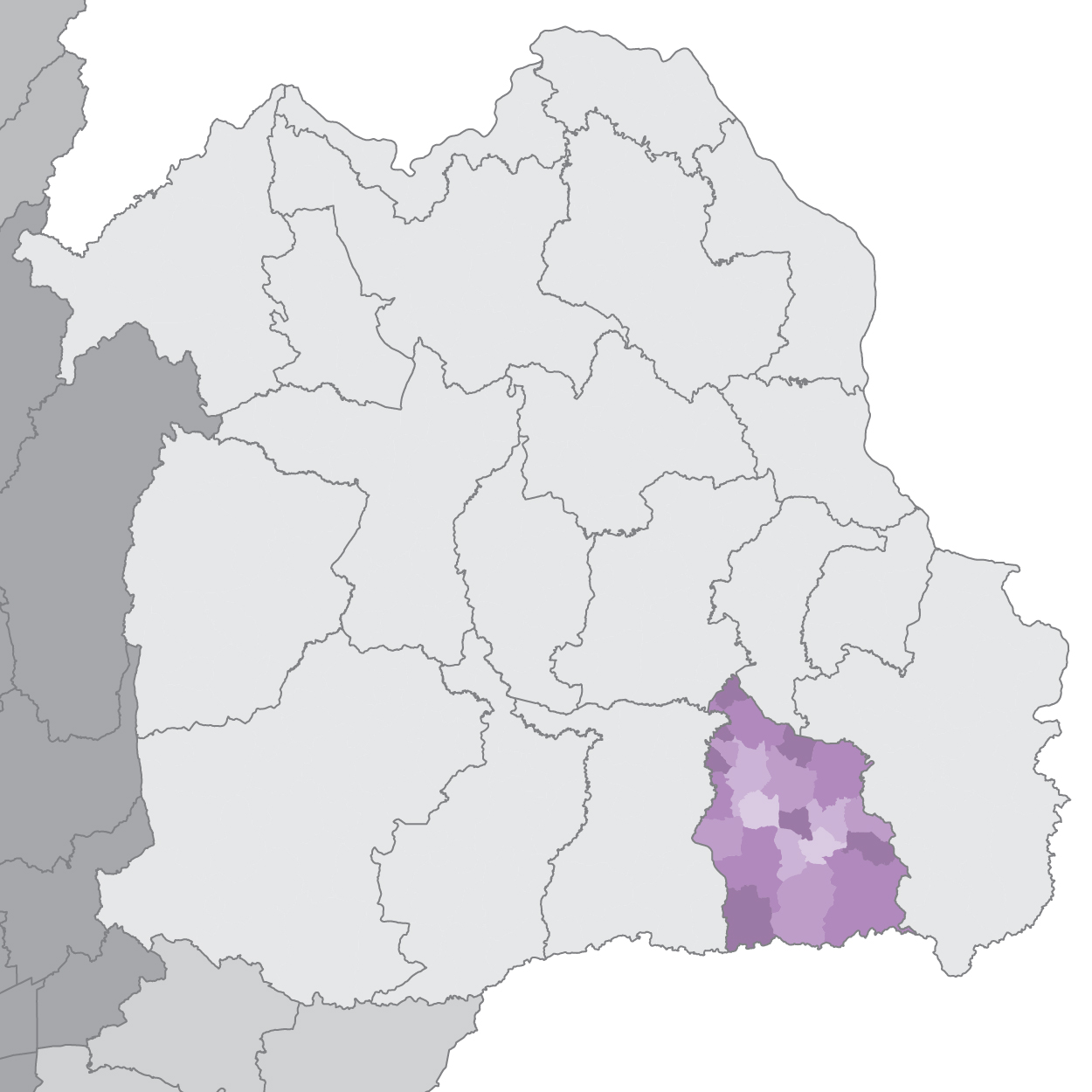 แผนที่ศรีสะเกษ