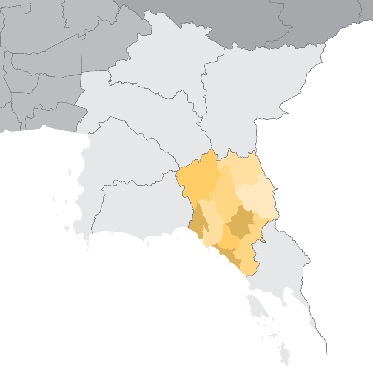 แผนที่จันทบุรี