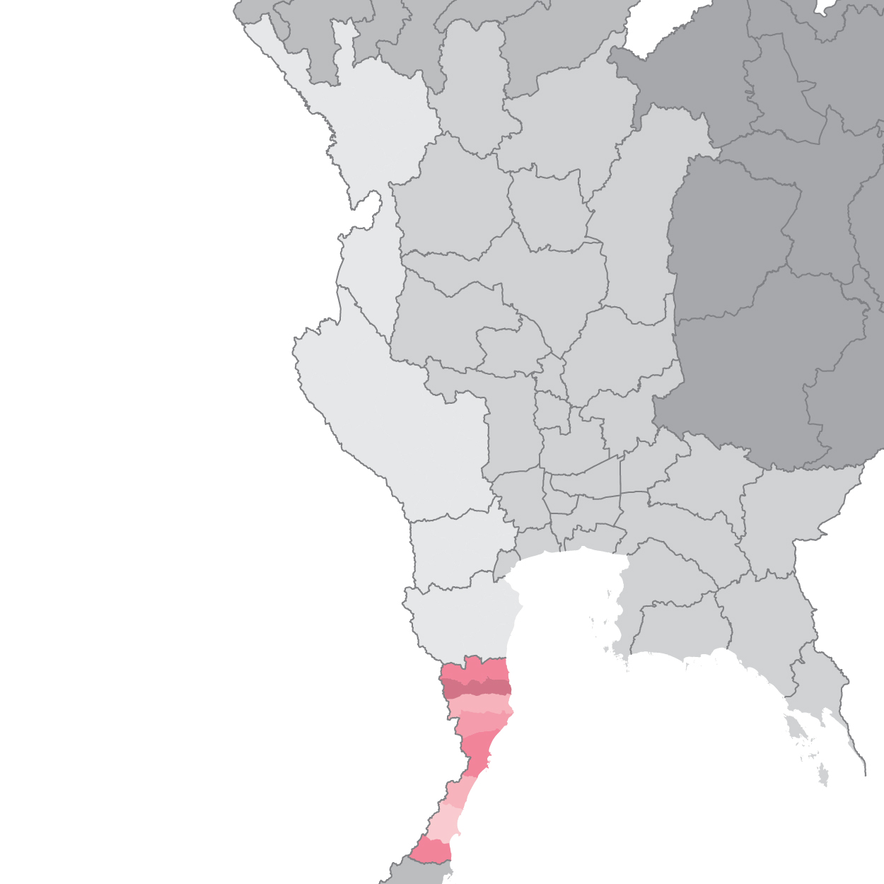 แผนที่ประจวบคีรีขันธ์