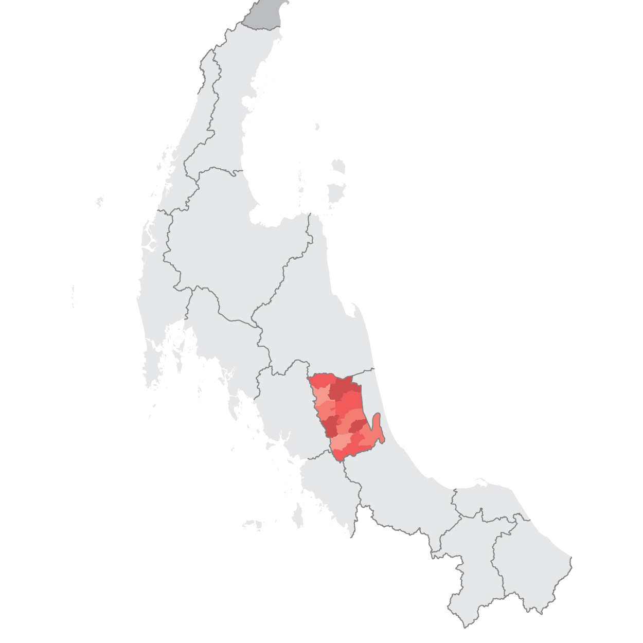 แผนที่พัทลุง