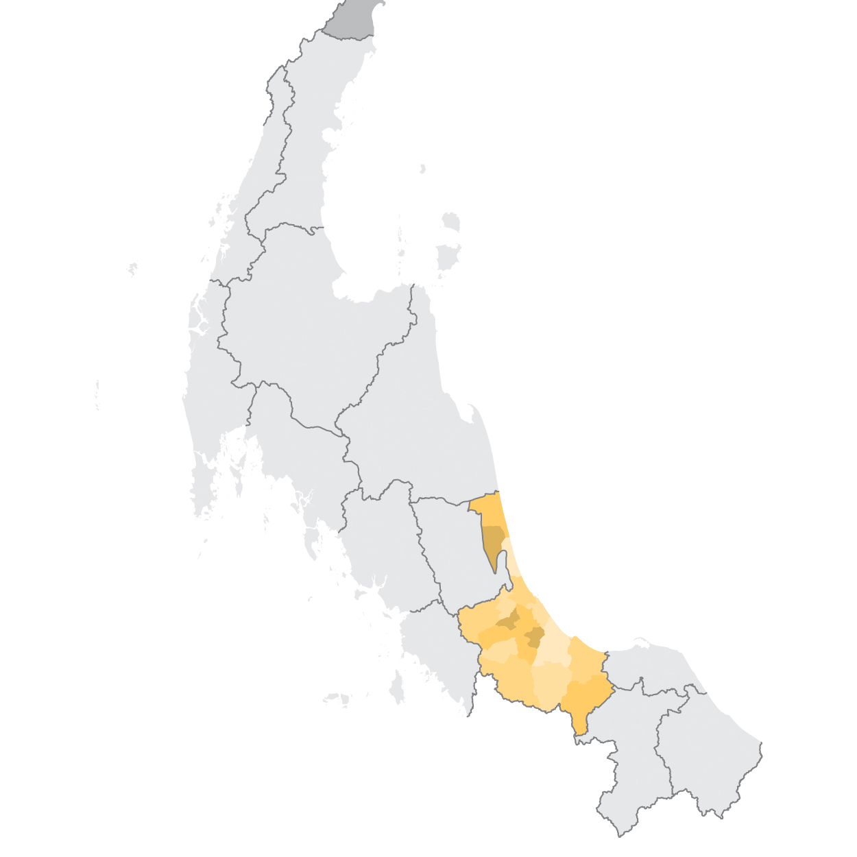 แผนที่สงขลา