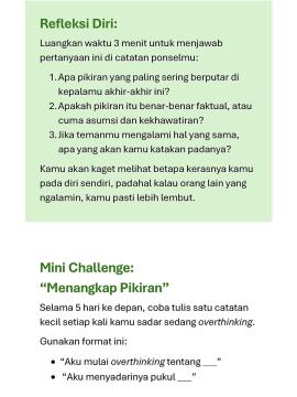 Overthinking? Chill Aja!