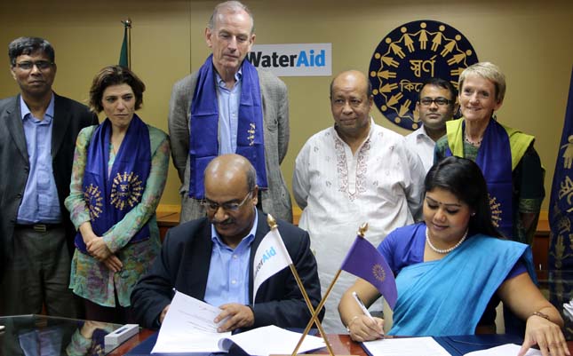 Akvo RSR - MOU signed between Shornokishoree and WaterAid Bangladesh