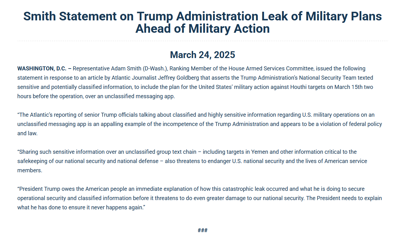 Comunicado oficial sobre filtración militar