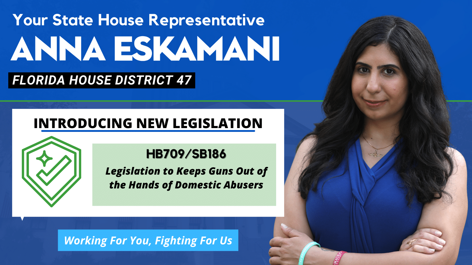 Legisladora Anna Eskamani presenta iniciativa contra violencia