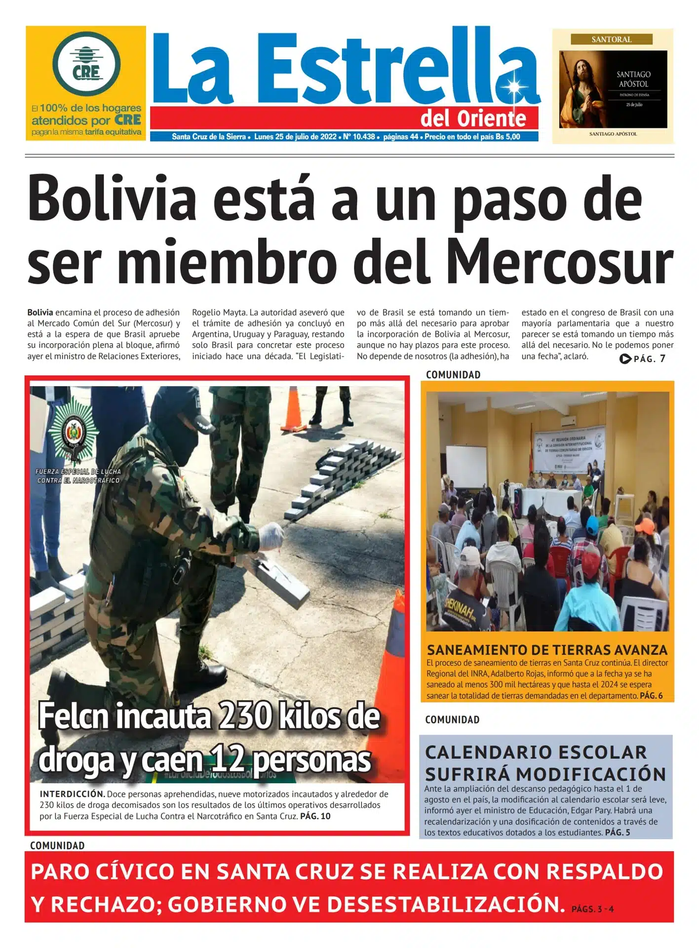 Operativo antidrogas con incautación de sustancias ilegales