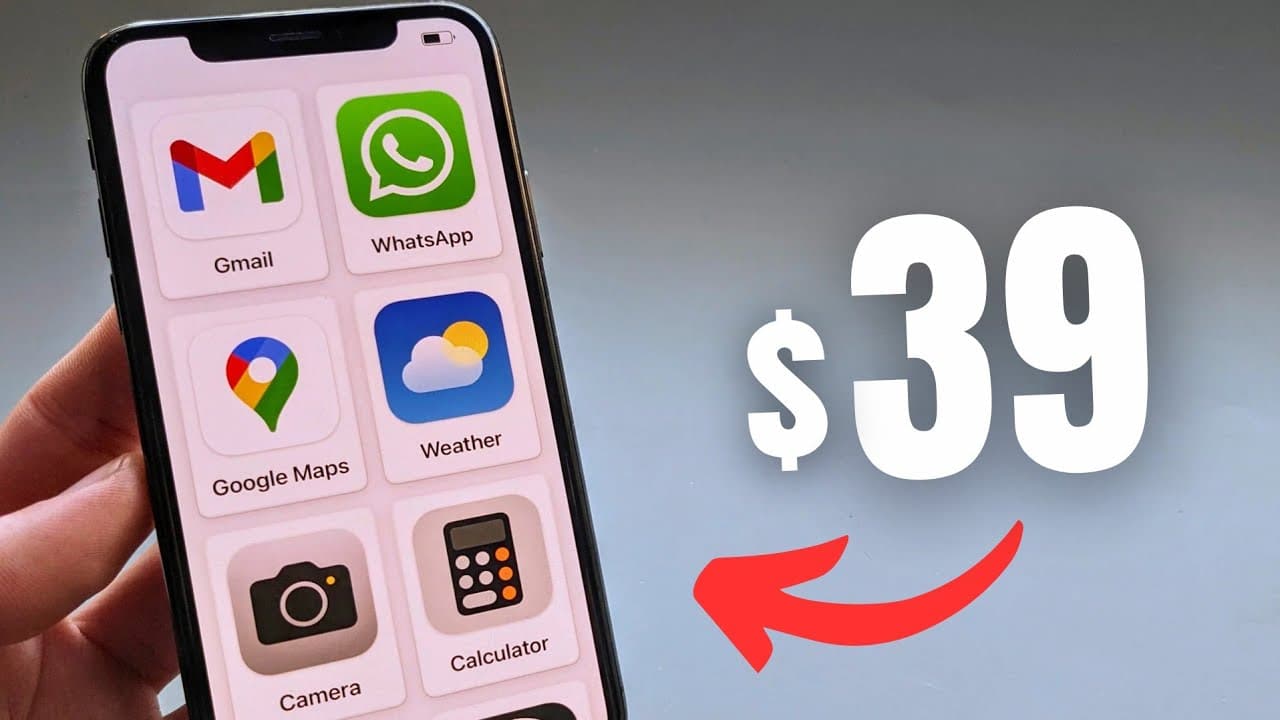 Dumbphone con apps esenciales