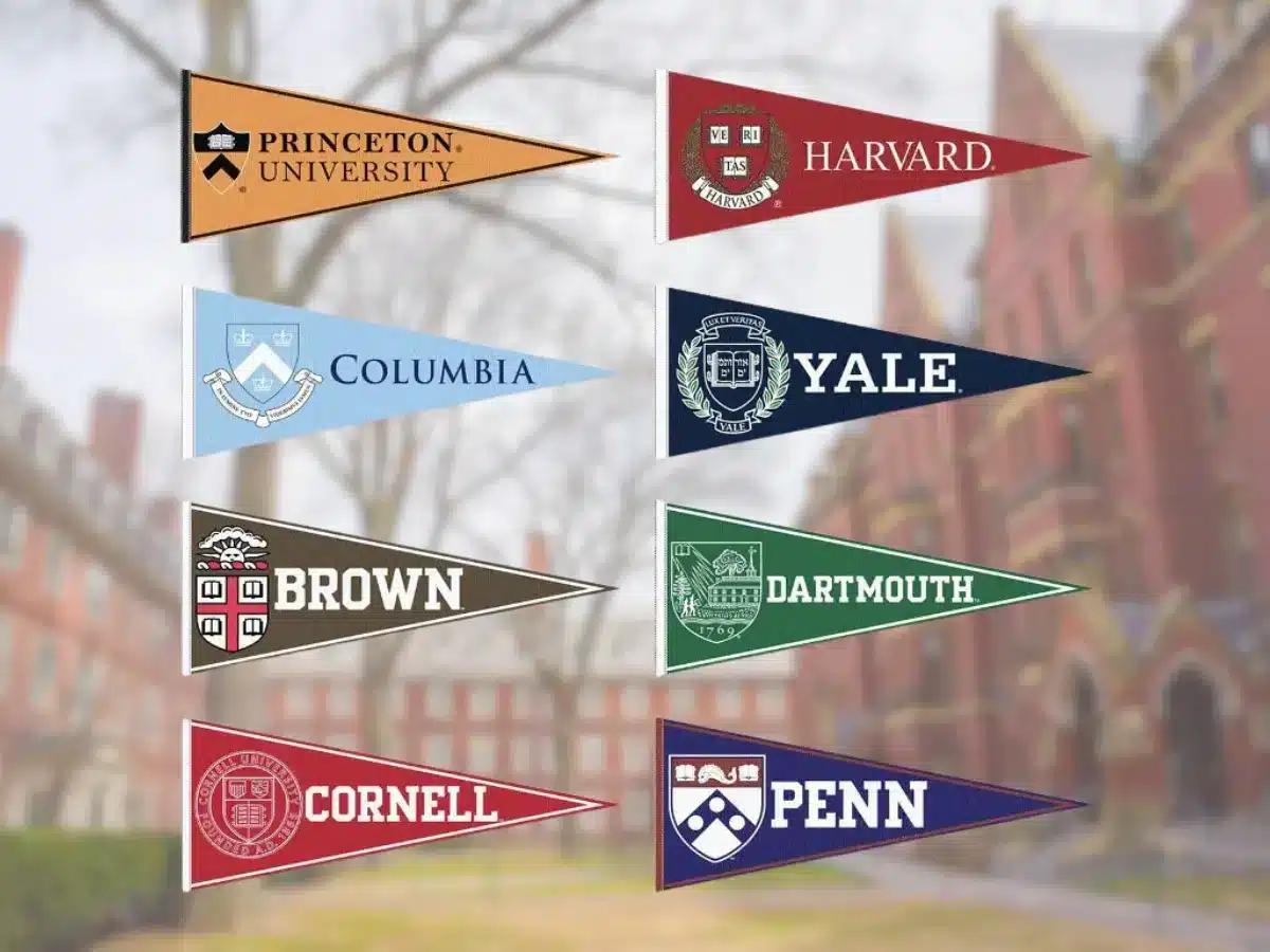 Banderines de universidades Ivy League