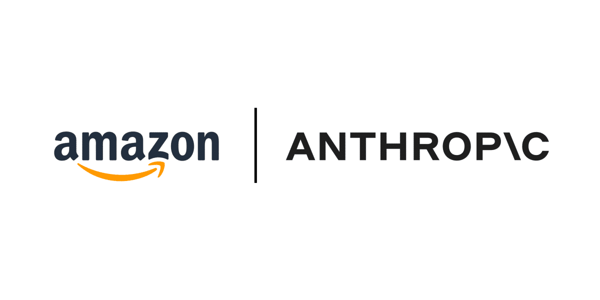 Logotipos de Amazon y Anthropic