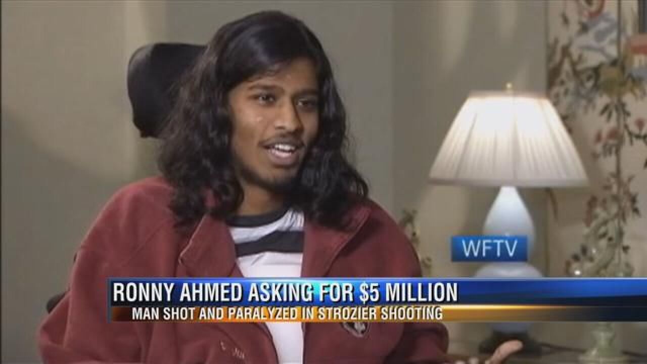 Zona cercana al tiroteo