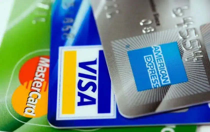 Tarjetas de cr&eacute;dito Visa, Mastercard y American Express
