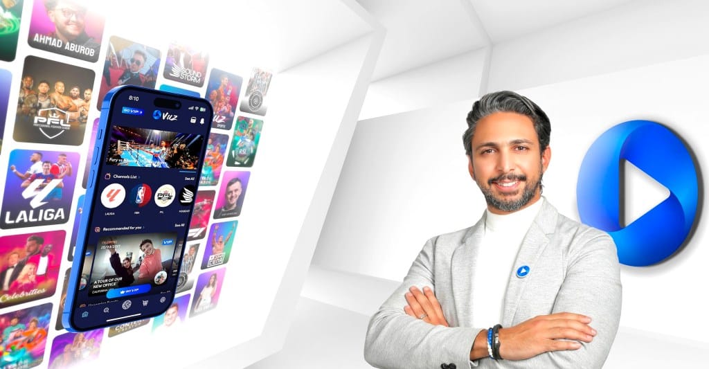 Interfaz de la aplicaci&oacute;n VUZ mostrando contenido deportivo