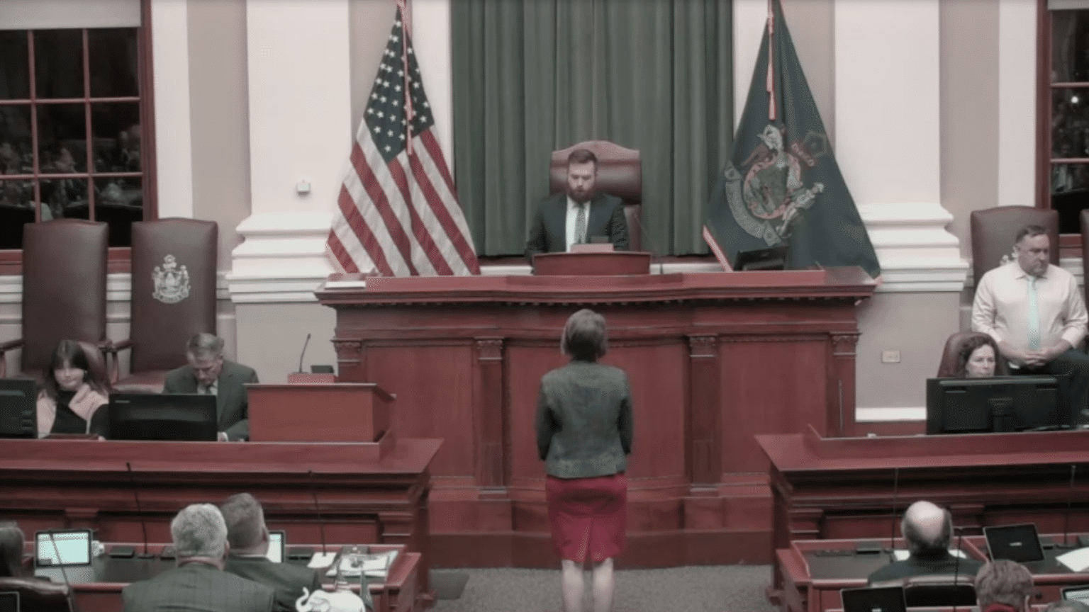 Sesi&oacute;n legislativa en Maine